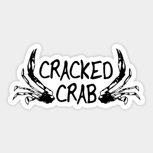 Cracked Crab Sticker